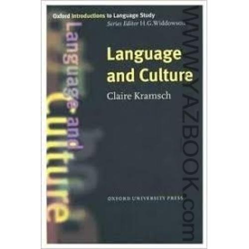 LANGUAGE AND CULTURE-KRAMASCH