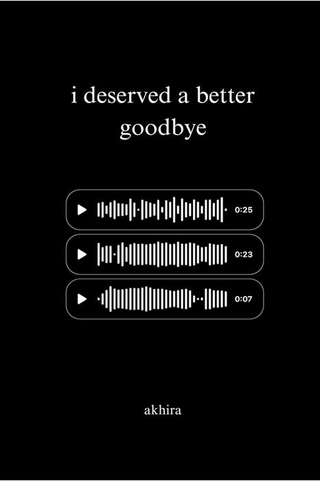 اورجینال من سزاوار خداحافظی بهتری بودم I deserved a better goodbye