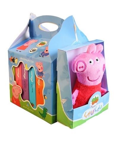 دنیای پپا ببین و بگو (مجموعه 6جلدی) با عروسک پپا